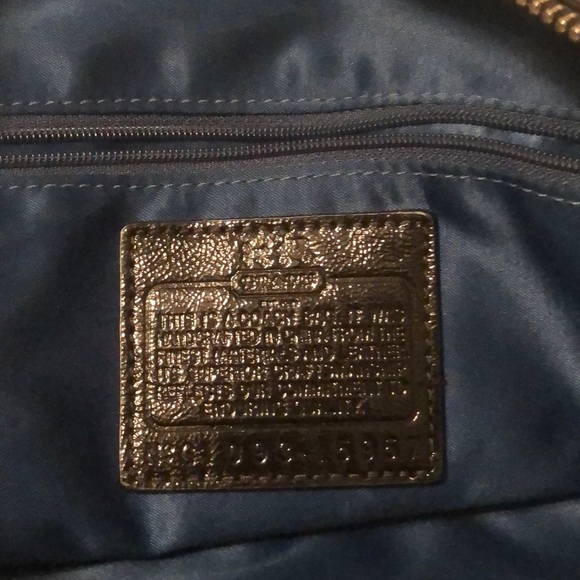 Coach handbag - black with monochromatic C logo - Picture 6 of 8